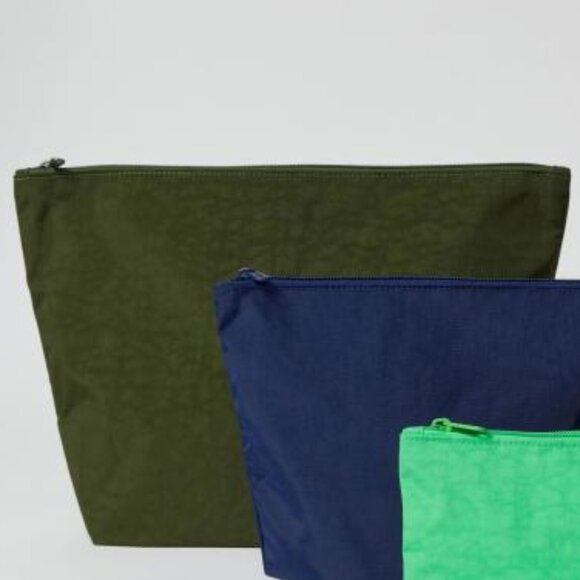 NWOT Baggu Go Pouch Large - Bay Laurel (Marine)